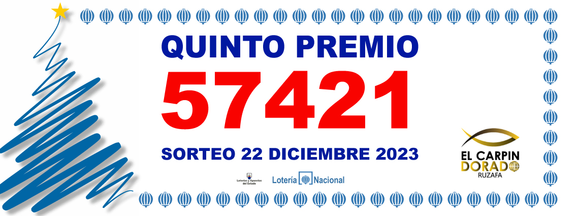 Premio Lotería de Navidad 2023