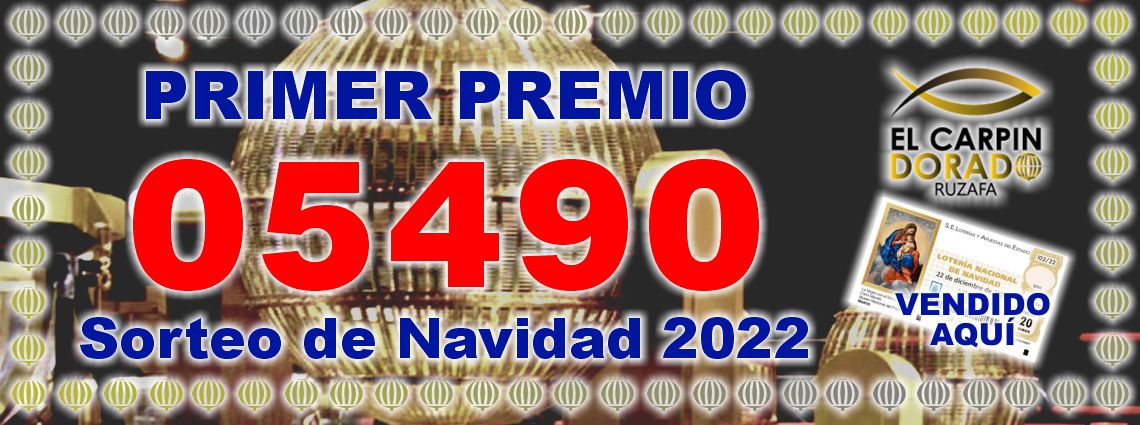  Premio Lotería de  Navidad 2022